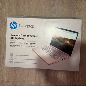 Brand New HP Stream 14 Laptop - Pink